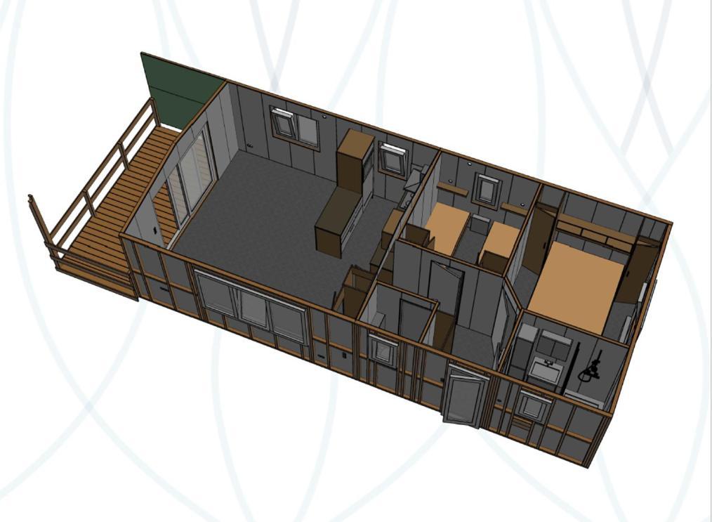 Chalet met 2 Slaapkamers