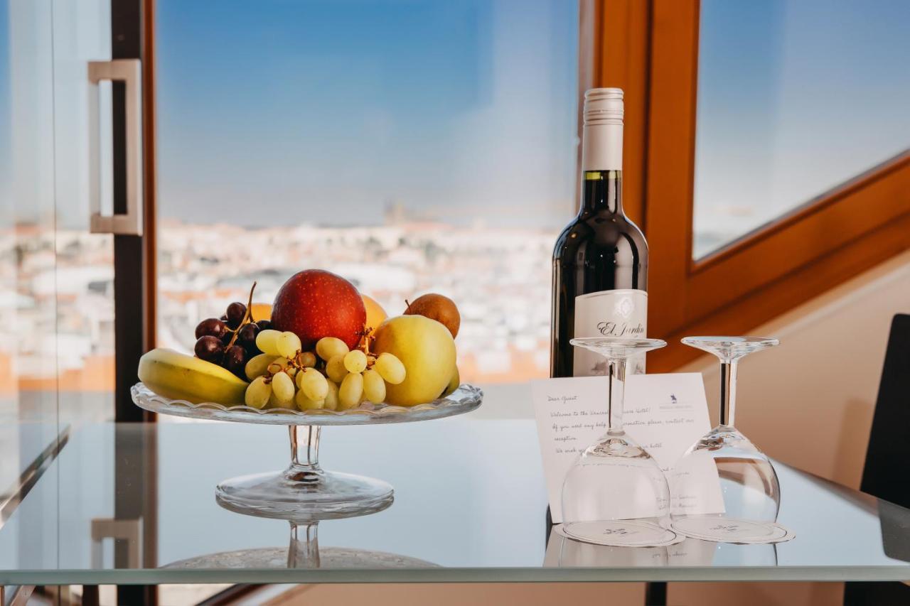 Deluxe Doppelzimmer mit Blick auf das Prager Schloss