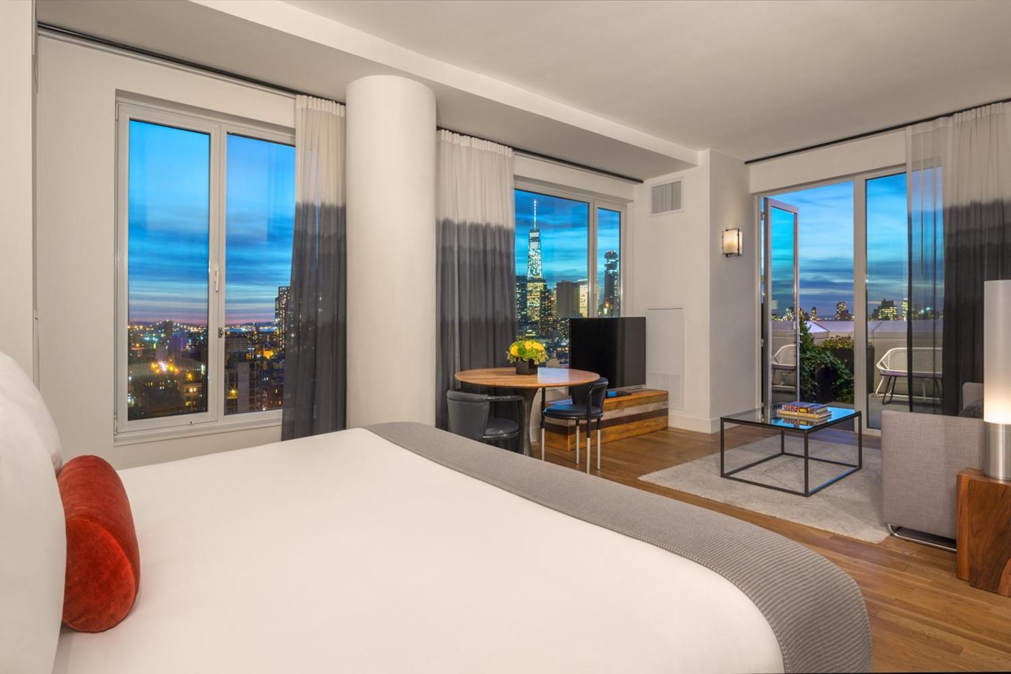 Studio de Luxe Lit King-Size - Vue sur Ville - Non-Fumeurs