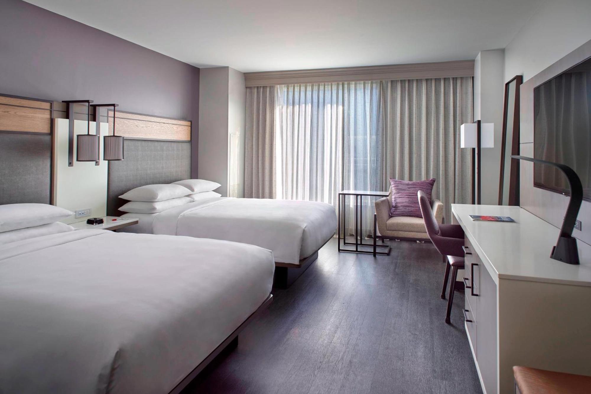 Queen Room with Two Queen Beds and Adapted Tub - Mobility and Hearing Accessible
