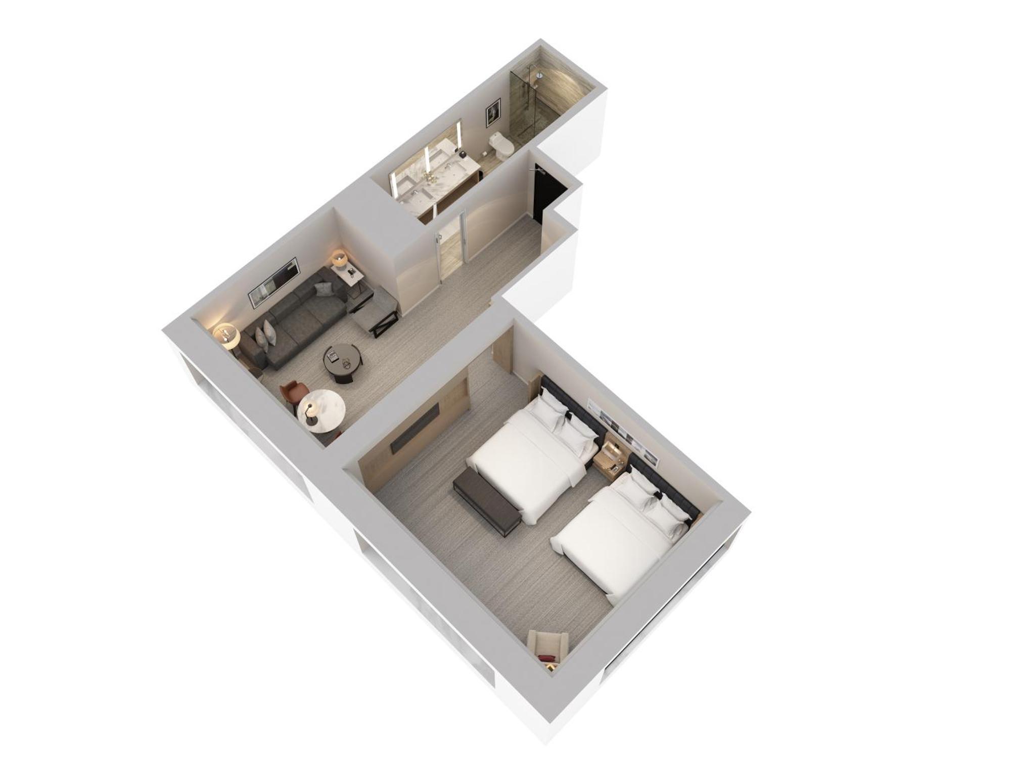 Double Room with Two Double Beds