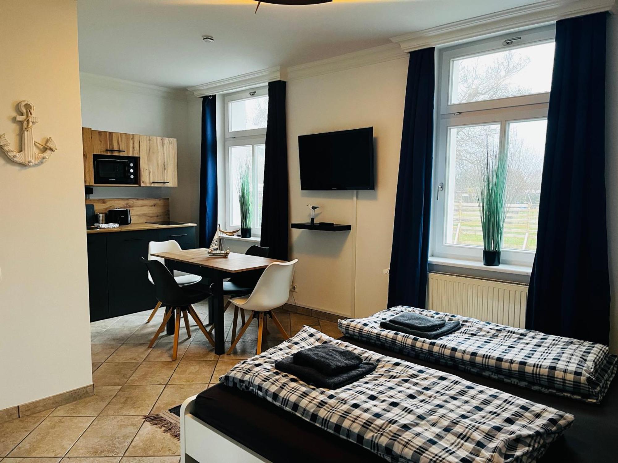 Studio-Apartment mit 2 Schlafzimmern