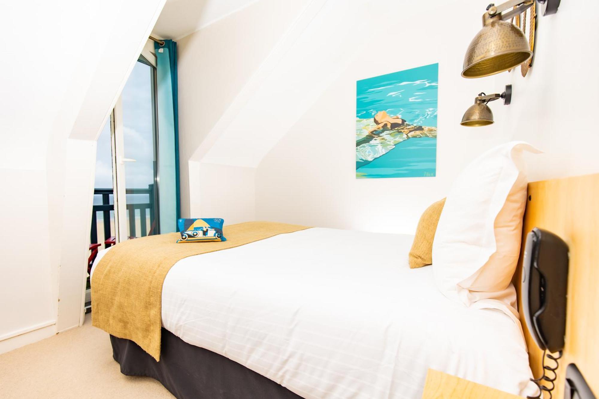 Petite Chambre Double avec Balcon - Vue sur Mer