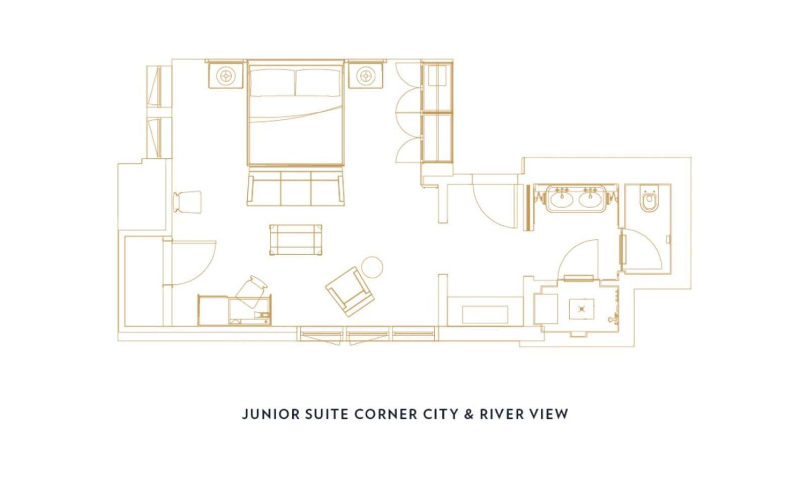 Junior Ecksuite mit Stadtblick