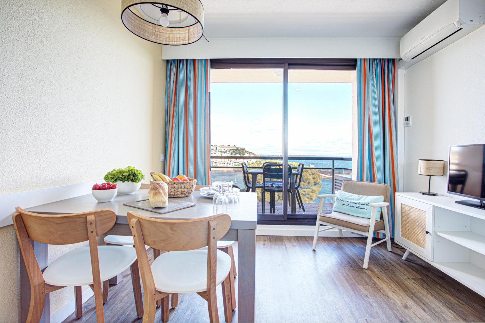 Studio avec Coin Nuit dans Alcôve, Climatisation et Terrasse ou Balcon (4 Personnes)
