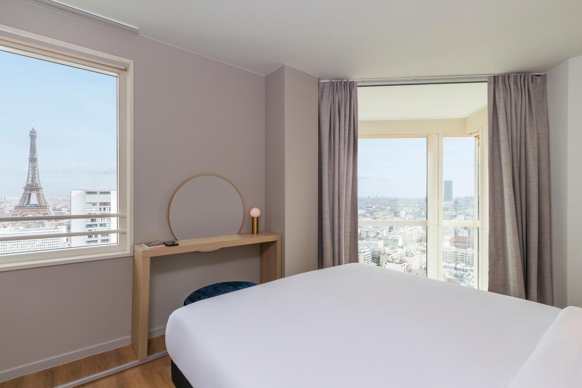 Appartement met 1 Slaapkamer en Uitzicht op de Eiffeltoren