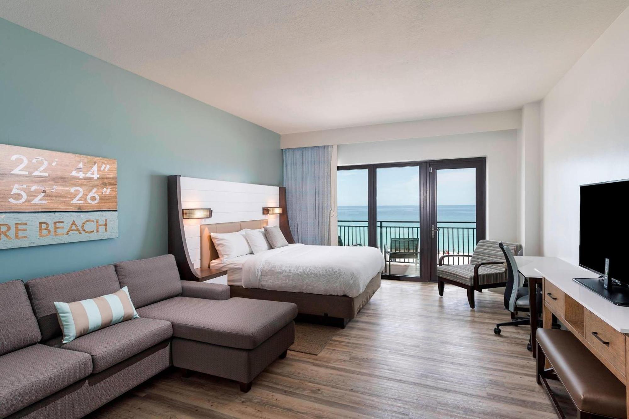 King Suite with Sofa Bed and Balcony - Gulf Front,1633022929:JPEG