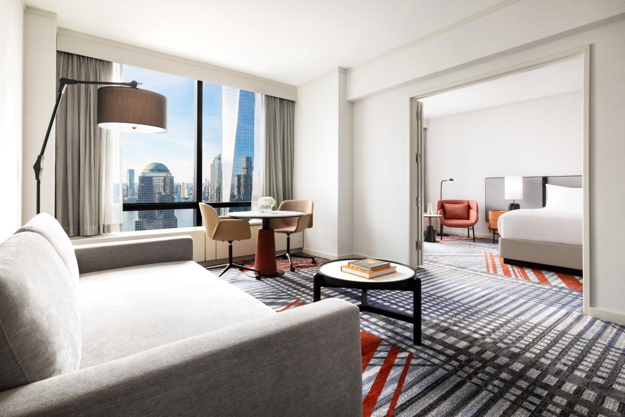 Suite mit einem Schlafzimmer – Blick auf den Hudson River