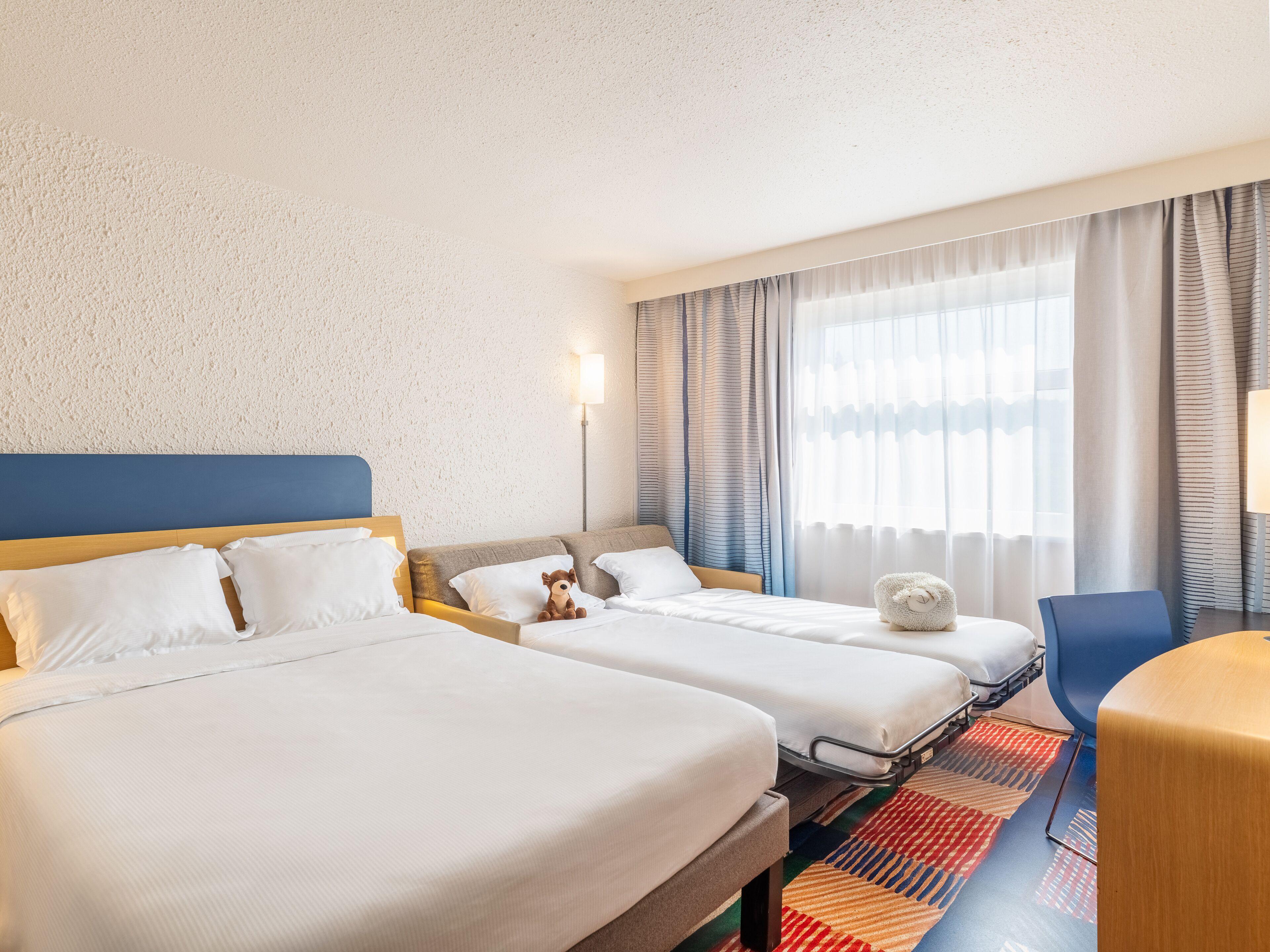 Chambre Confort - 1 Lit Double et Canapé-Lit 2 Places