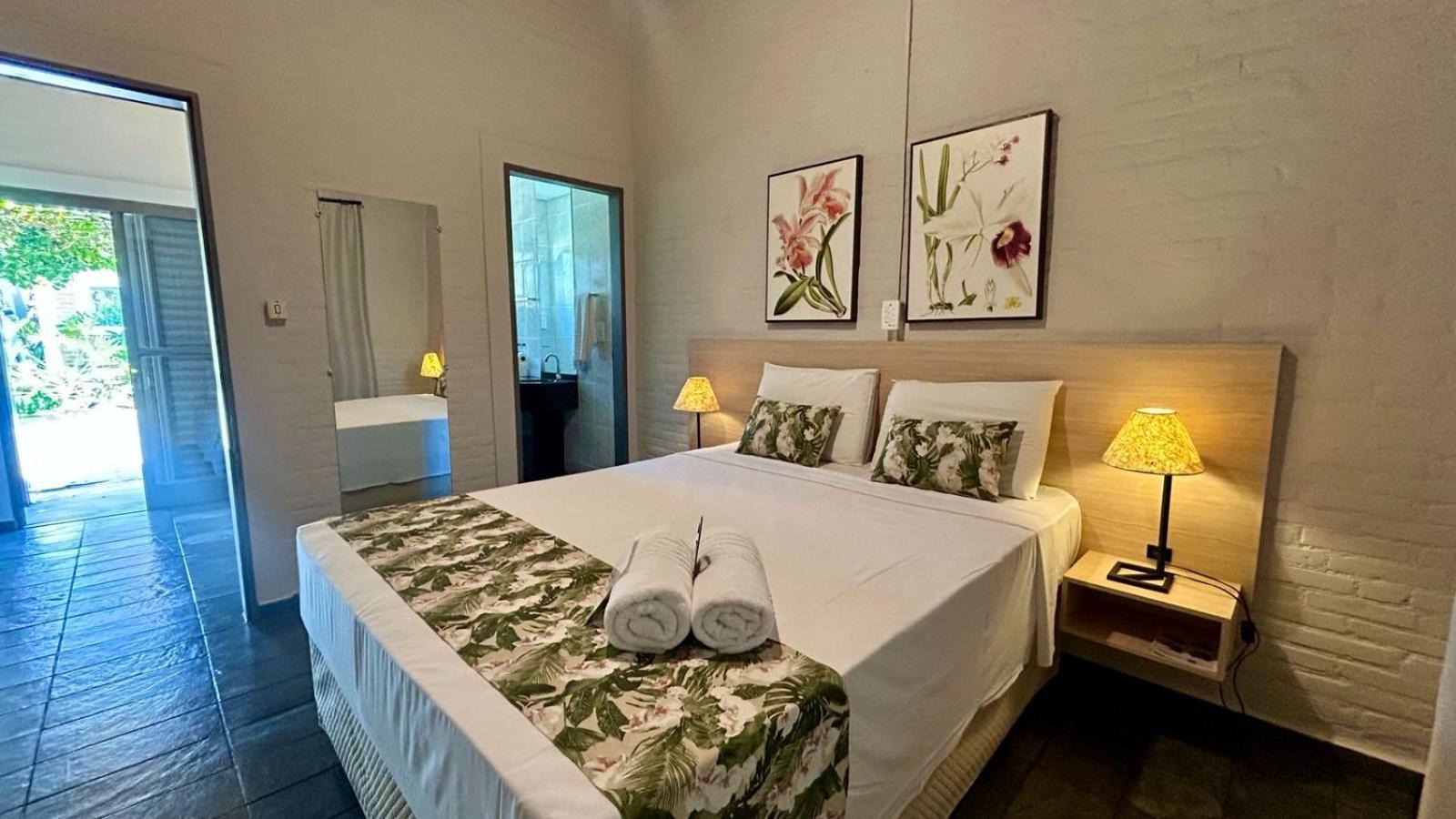 Quarto Quádruplo com Vista do Jardim