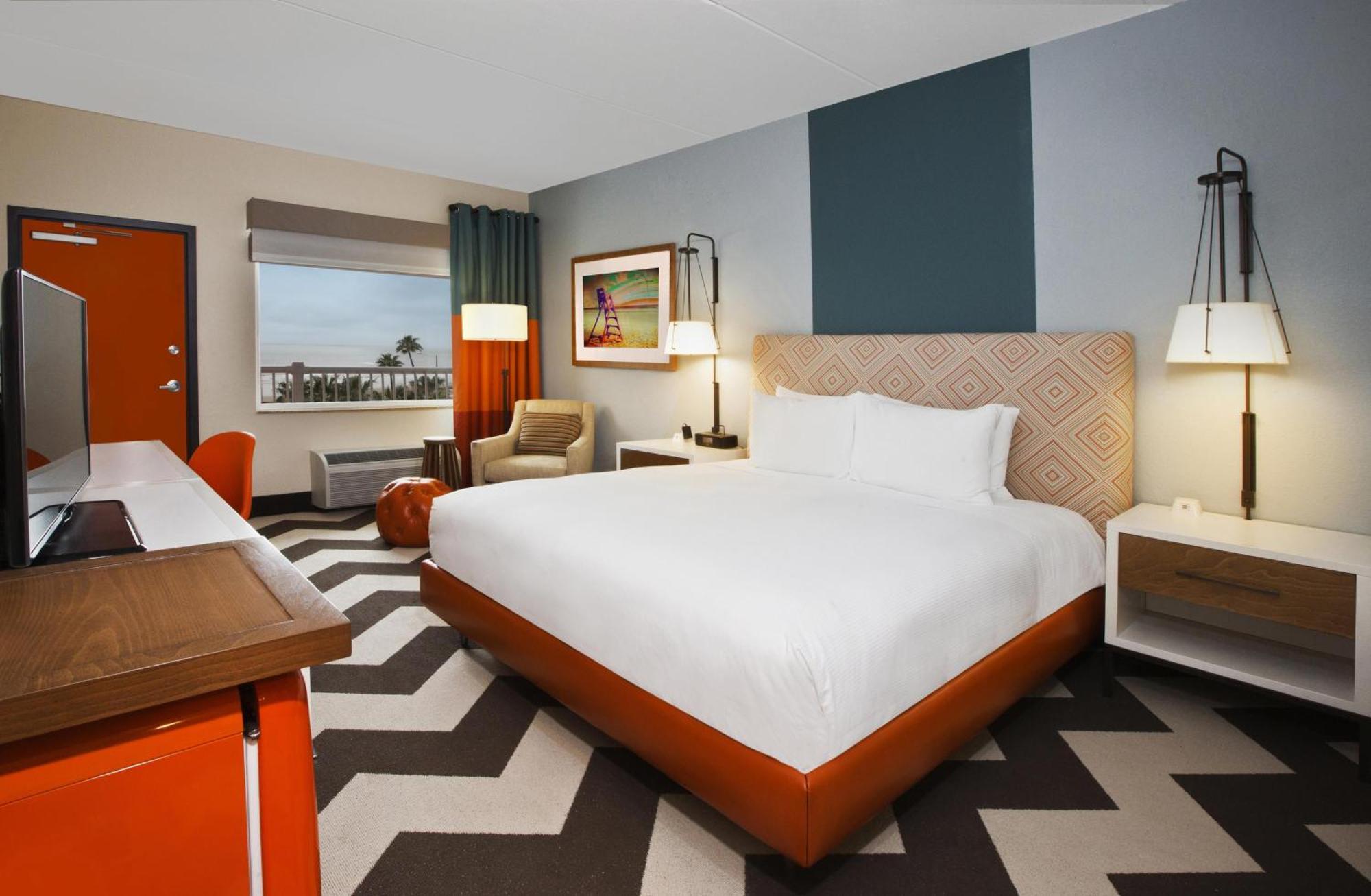 King Room with Private Balcony and Beach View