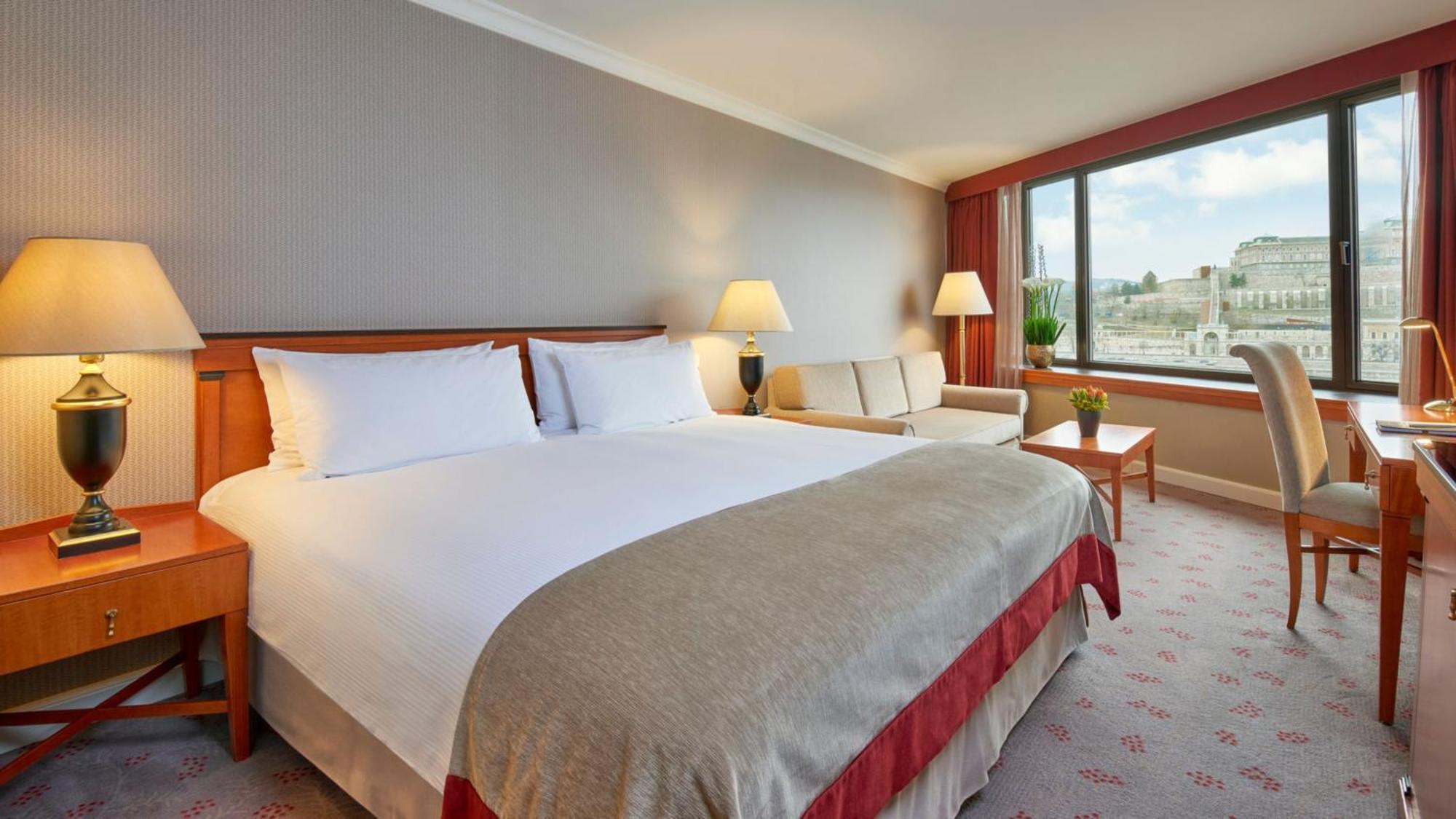 Chambre Lit King-Size Premium avec Canapé - Vue sur Fleuve