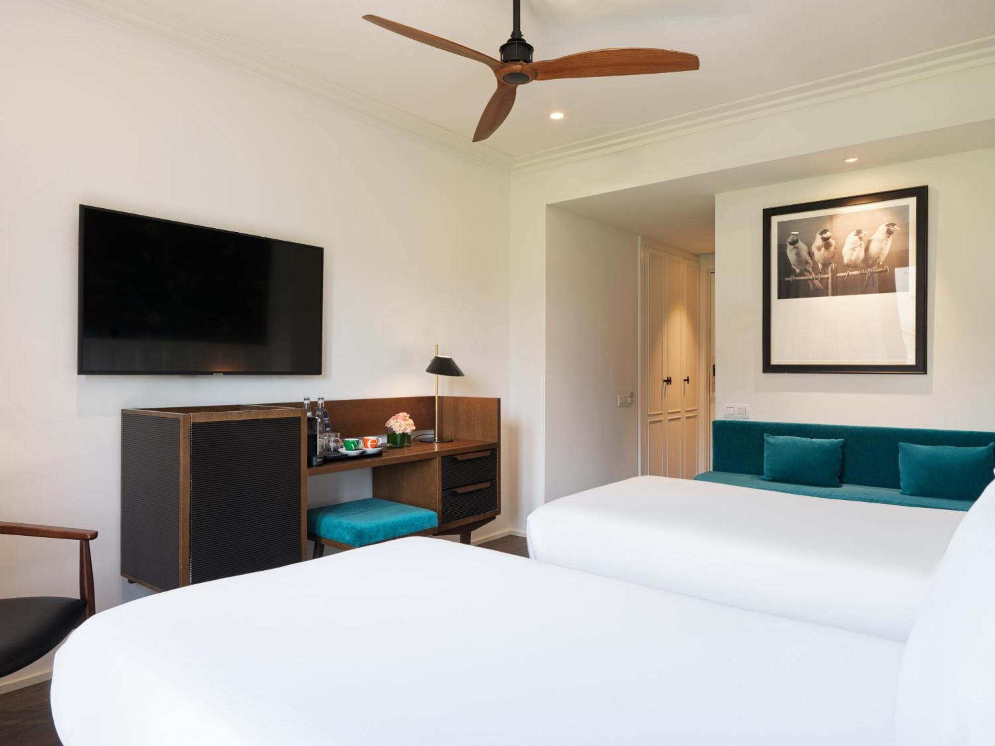 Deluxe Tweepersoonskamer met 1 of 2 Bedden
