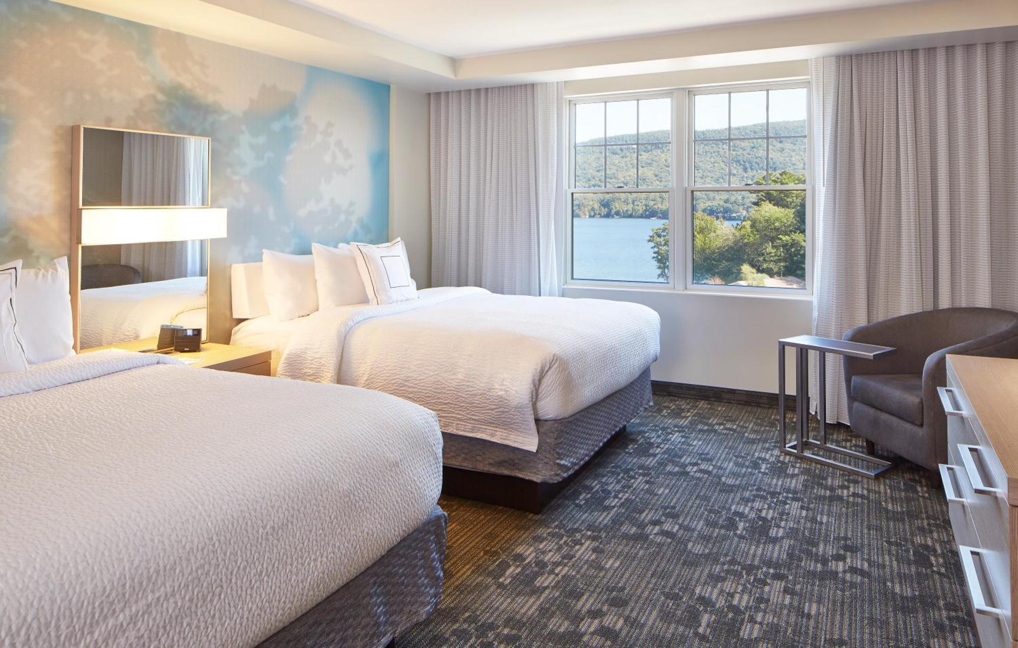 Queen Suite with Two Queen Beds and Sofa Bed