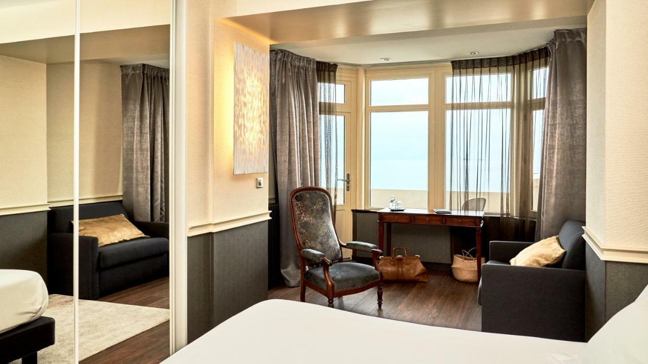 Meerblick & Terrasse - Doppelzimmer mit Erkerfenster
