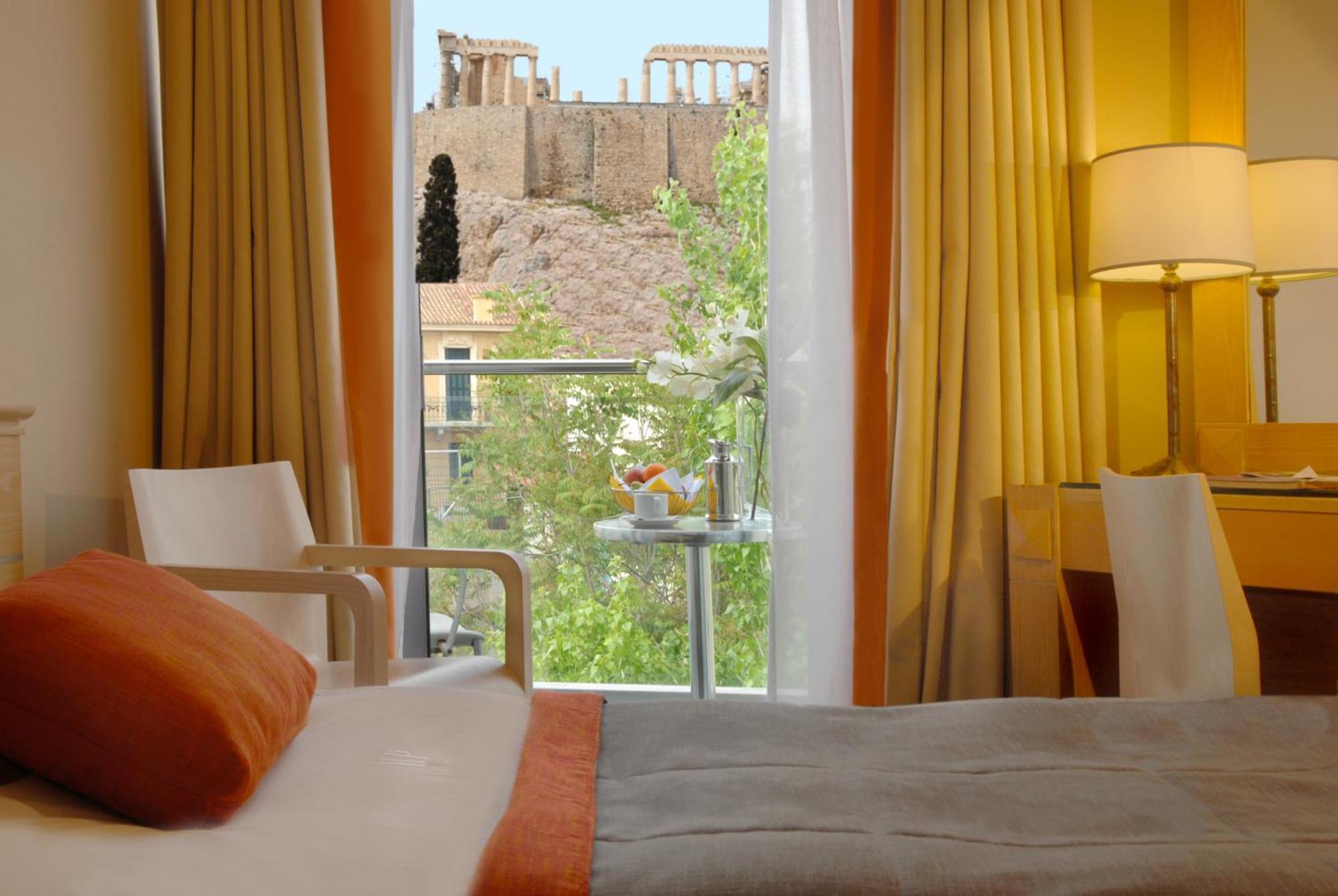 Superior Doppel-/Zweibettzimmer - Blick auf die Akropolis