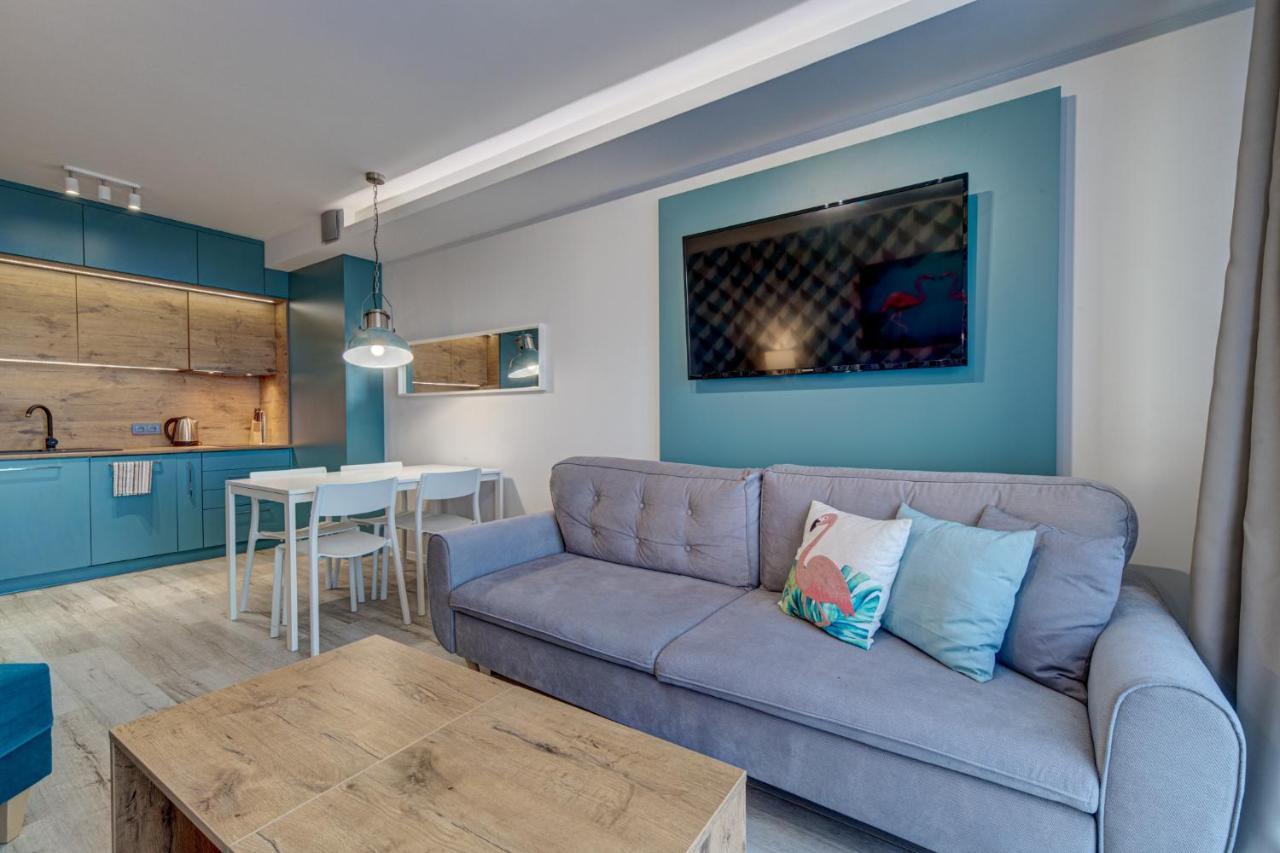 Deluxe Ferienwohnung mit 2 Zimmern, Bad und Sauna – Rondo Apartamenty