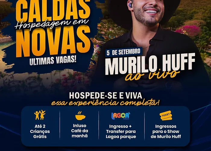 Hotéis centrais de Caldas Novas 